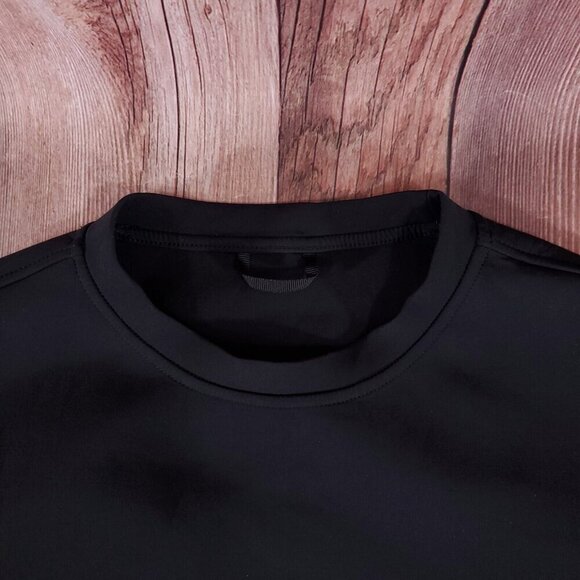 Lululemon Womens Size 8 Embrace The Space Crew Pocket Pullover Sweatshirt Black - Picture 4 of 11